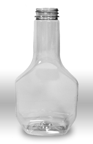 16 oz Clear PET Salad Dressing Bottle, 38 mm